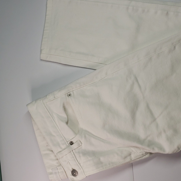 Uniqlo Men's White Slim Fit Jeans - Picture 3 of 7